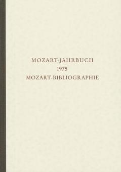 Mozart-Jahrbuch 1975 