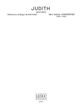 Judith, Oratorio 