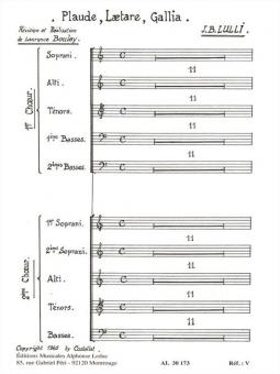 Plaude, Laetare, Gallia 
