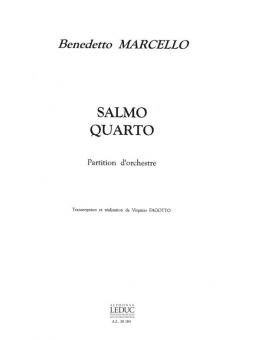 Salmo Quarto, l'estro Poetico Armonico, motet no 4 