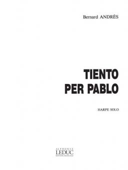 Tiento per Pablo 