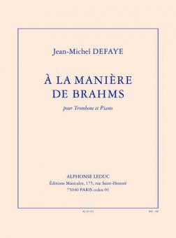 À la manière de brahms 