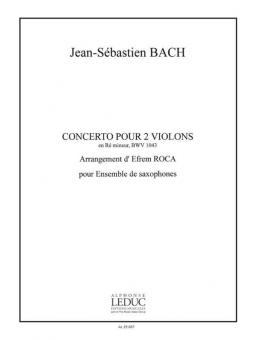 Concerto for 2 Violins in D minor 