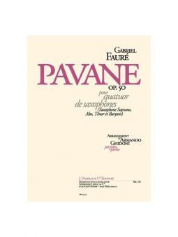 Pavane, Op. 50 pour 4 Saxophones (SATB) 