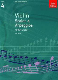 Violin Scales & Arpeggios, ABRSM Grade 4 