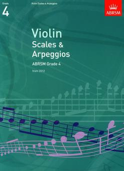 Violin Scales & Arpeggios, ABRSM Grade 4 