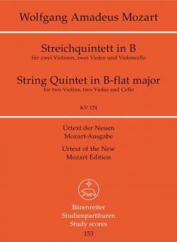Streichquintett B-Dur KV 174 