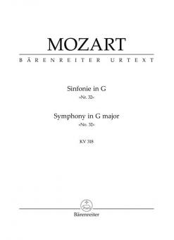 Sinfonie (Ouvertüre) Nr. 32 G-Dur KV 318 