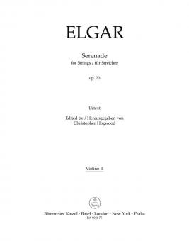 Serenade für Streicher op. 20 