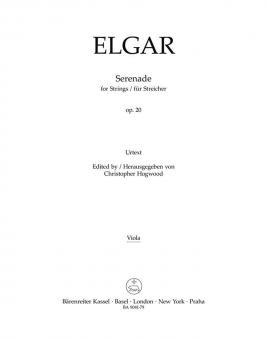Serenade für Streicher op. 20 