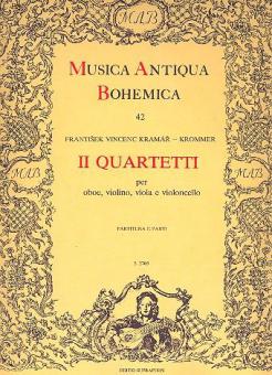 Zwei Quartette für Oboe, Violine, Viola und Violoncello 