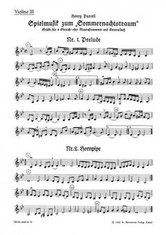 Spielmusik zum Sommernachtstraum Heft 1 (Nr. 1-10) 