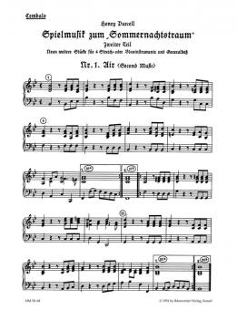 Spielmusik zum Sommernachtstraum Heft 2 (Nr. 1-9) 