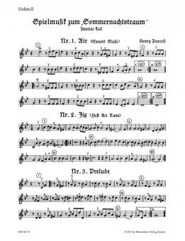 Spielmusik zum Sommernachtstraum Heft 2 (Nr. 1-9) 