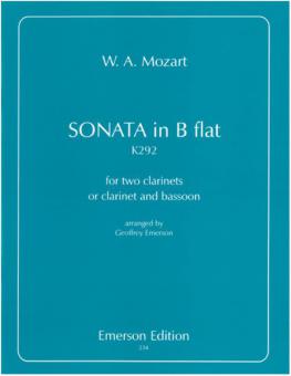 Sonata In Bb K292 