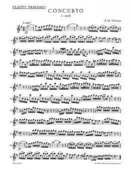 Konzert e-Moll TWV 52:e1 