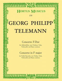 Concerto F-Dur TWV 51:F1 