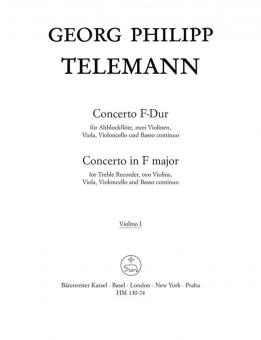 Concerto F-Dur TWV 51:F1 