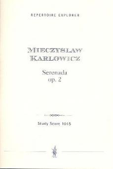 Serenade C-Dur op. 2 für Streichorchester 