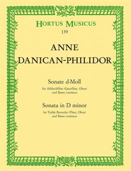 Sonate d-Moll für Altblockflöte (Querflöte, Oboe) und Basso Continuo Standard