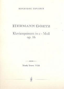 Klavierquintett in c-Moll op. 16 