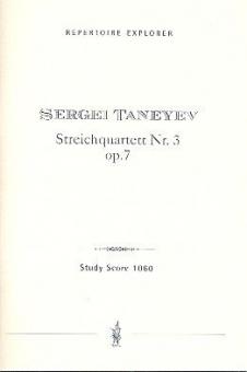 Streichquartett Nr. 3 op. 7 