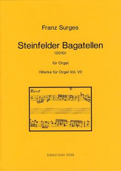 Steinfelder Bagatellen für Orgel (2010) 