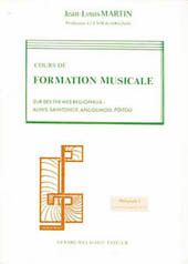 Cours de Formation Musicale sur des Themes Regionaux Vol. 1 