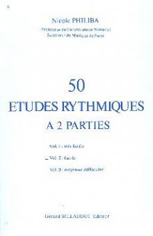 50 Etudes Rythmiques à 2 Parties Vol. 2 