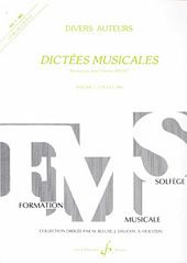 Dictees Musicales Vol. 1 