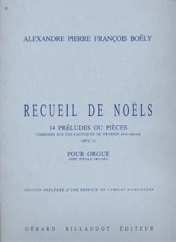 Recueil de Noels op. 15 