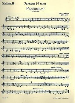 Fantasien für Streicher (Violen da gamba) Heft 1 