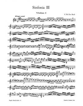 Sinfonie C-Dur Wq 182/3 