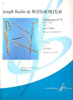 Concerto No. 5 en la Majeur op. 15 