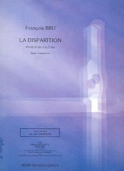 La Disparition pour 10 ou 5 Flutes 