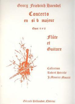 Concerto en Sib Majeur op. 4 No. 6 