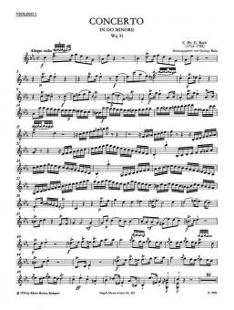 Concerto c-Moll Wq 31 