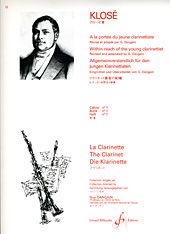 A la Portee du Jeune Clarinettiste Vol. 1 