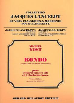 Rondo, pour 3 Clarinettes Sib et 1 Clarinette Basse 