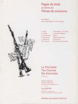 Pages de Style en Forme de Pieces de Concours 