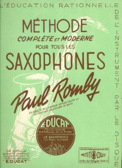Methode Complete et Moderne pour tous les Saxophones 