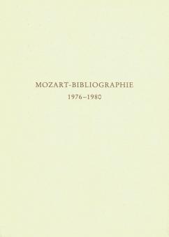 Mozart-Bibliographie. 1976-1980 