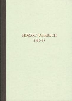 Mozart-Jahrbuch 1980/83 