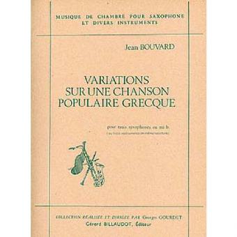 Variations sur Une Chanson Populaire Grecque 