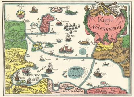 Karte des Notenmeeres 