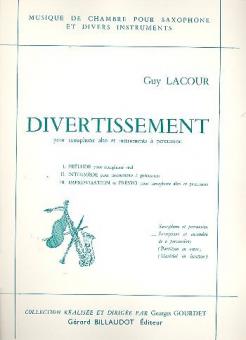 Divertissement Saxophone et 6 Percussions 