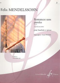 Romances sans Paroles op. 30 Vol. 2 