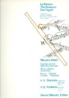 Courtes Pieces dans tous les Tons No. 21 