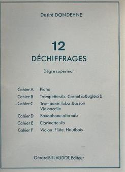 12 Dechiffrages Superieur Vol. C 