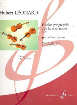 6 Solos Progressifs Op. 62 D 